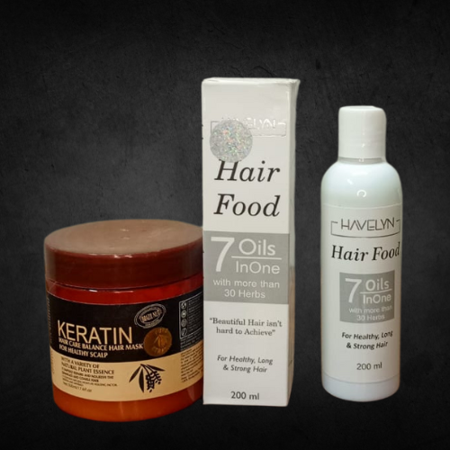 Deal of Keratin Hair Mask and Hair food