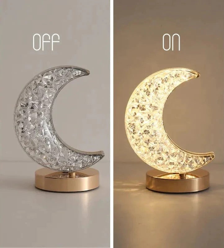 Crystal Moon Lamp