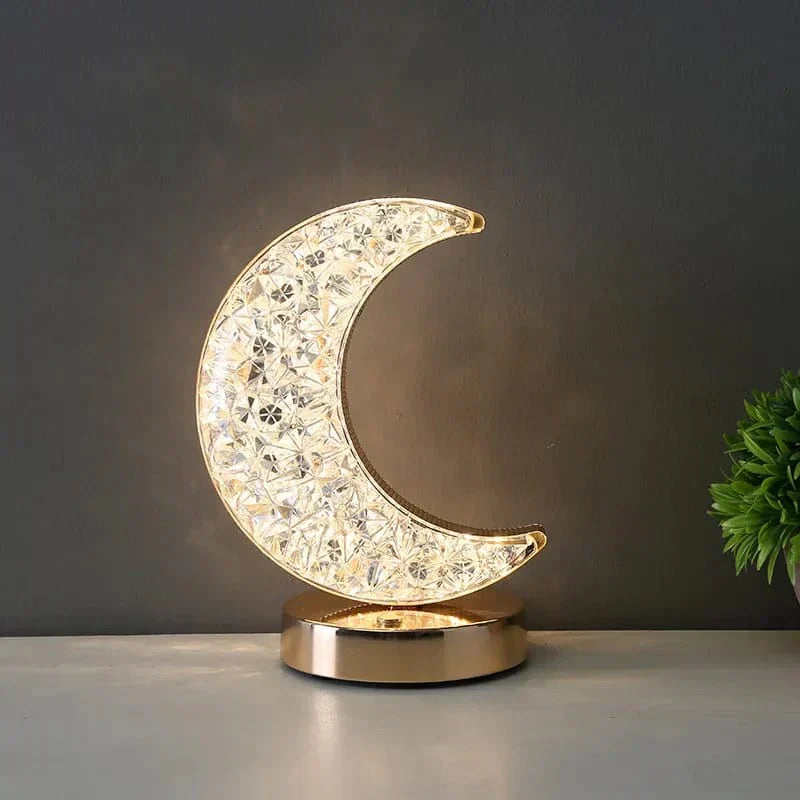 Crystal Moon Lamp